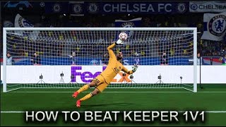 SIMPLE AND EFFECTIVE WAY TO BEAT KEEPER 1V1 IN FIFA  #fifa 23 # tutorials