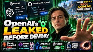 OpenAI's "o" Leaked Before DevDay + Claude Opus 5.5 Built a 100K-Line Minecraft