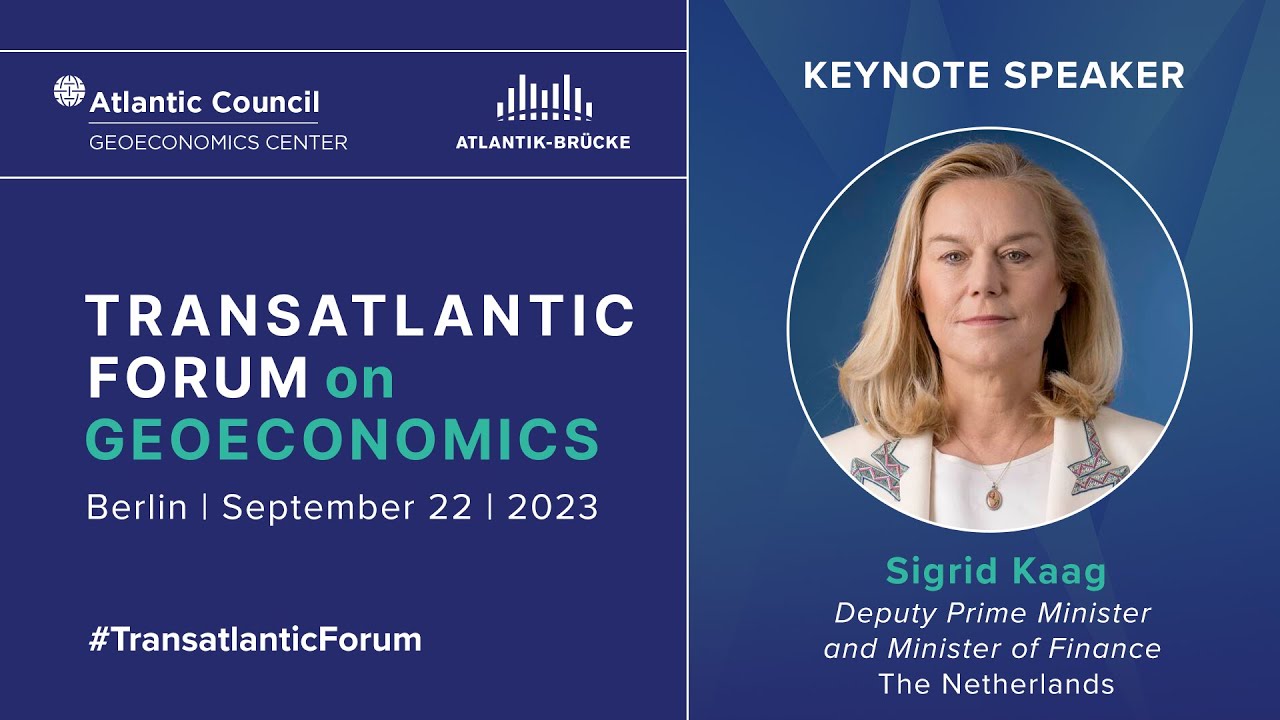 Keynote I – Navigating the geoeconomic era with an open approach - YouTube