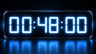 48 Minute Timer ⏰ Countdown with Alarm
