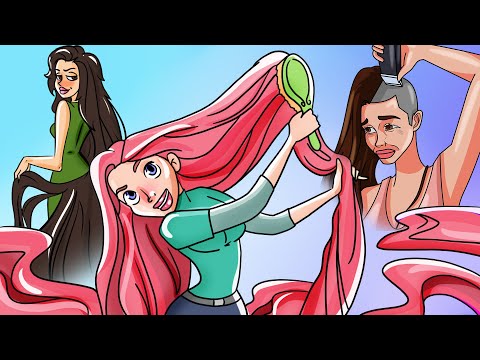 Видео: Короткие Истории про Длинные Волосы | Анимированная История