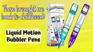 YUE ACTION Liquid Motion Timer Pen 2-Pack: These pens brought back so many childhood memories