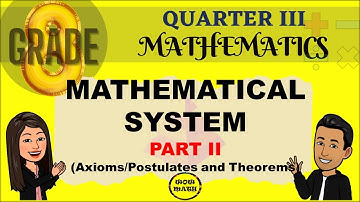 MATHEMATICAL SYSTEM || POSTULATES AND THEOREM || GRADE 8 MATHEMATICS Q3