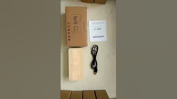 LED Cube Wooden Clock with Voice Control