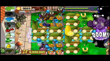 Plants vs. Zombies Last Stand Endless ( Part 17 : 12 Cobs ) Flags 291 - 300 @MonsterGaming5Z