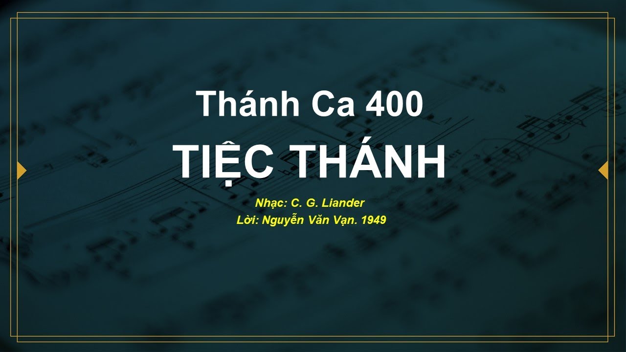 BEAT - Tiệc Thánh - Thánh Ca 400 - Karaoke Tin Lành