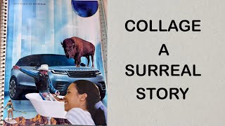 Whimsical Collage Art with Magazine Images | Creative Ideas for Junk Journaling