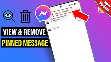 How To View And Remove A Pinned Message In Messenger (New Update)