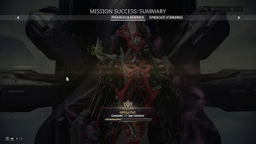 Warframe Nightmare Mission Extraction Bug