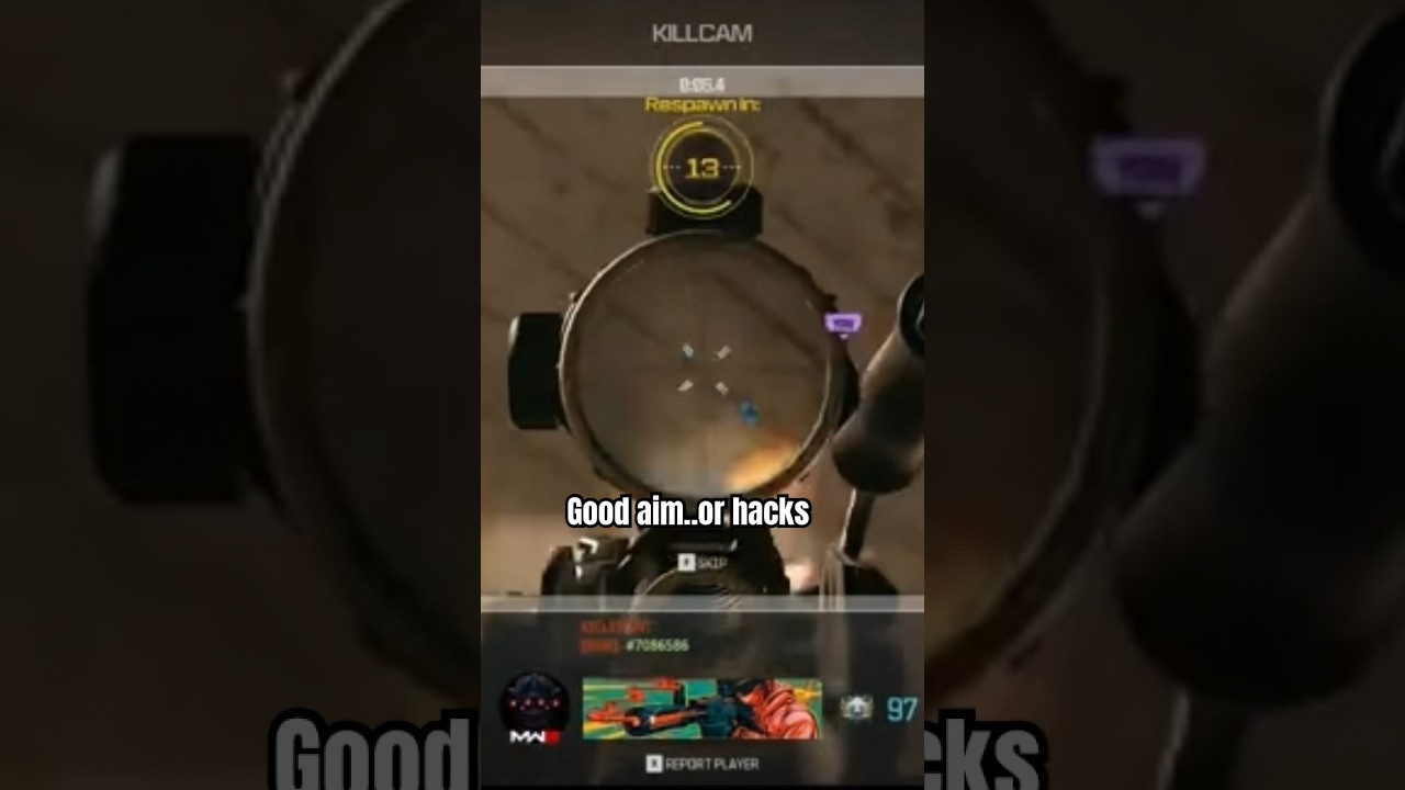 Warzone Hacker uses wall hacks through the floor…🤔 POV : First game on Rebirth Island 