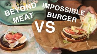 Beyond Meat Vs Impossible Burger Fast Food Taste Test