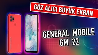 Göz Alıcı Büyük Ekran General Mobile Gm22