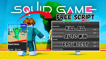 Squid Game Script Pastebin Kill All | Auto Win | MORE