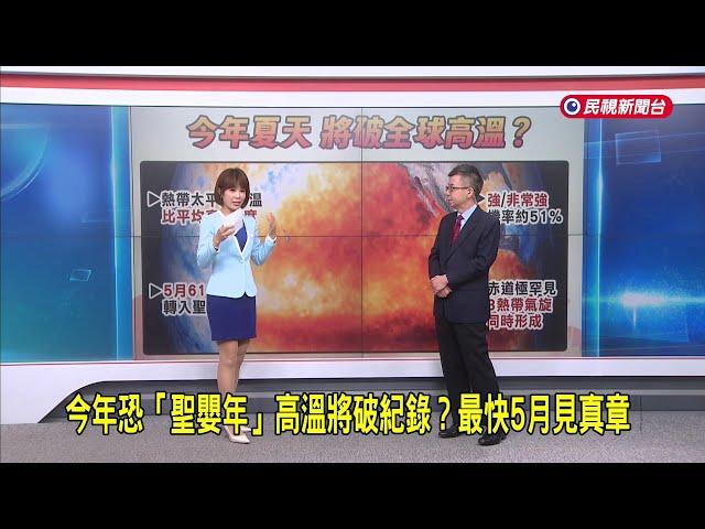 2026/4/27 【早安嘉芬】今年恐「聖嬰年」高溫將破紀錄？最快5月見真章！－民視新聞
