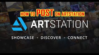 how to post on artstation