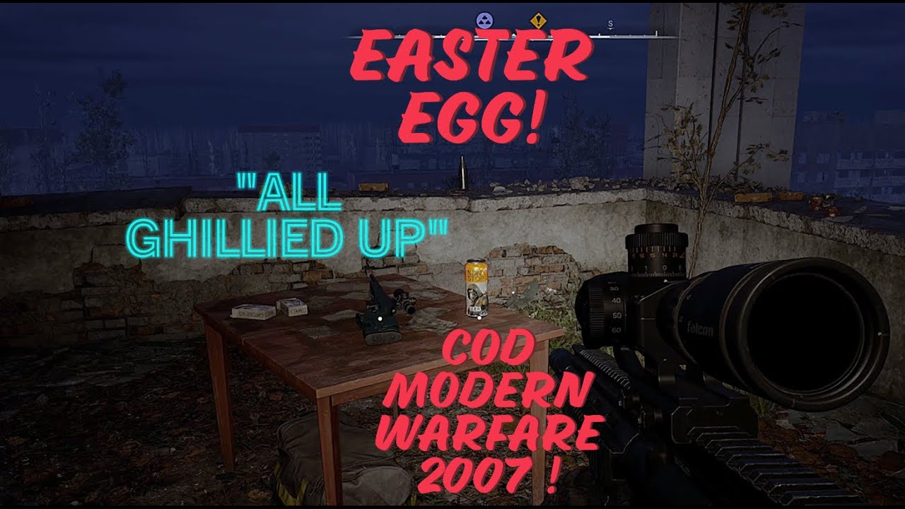 S T A L K E R  2  Heart of Chornobyl MODERN WARFARE 2007 EASTER EGG " All Ghillied up" mission