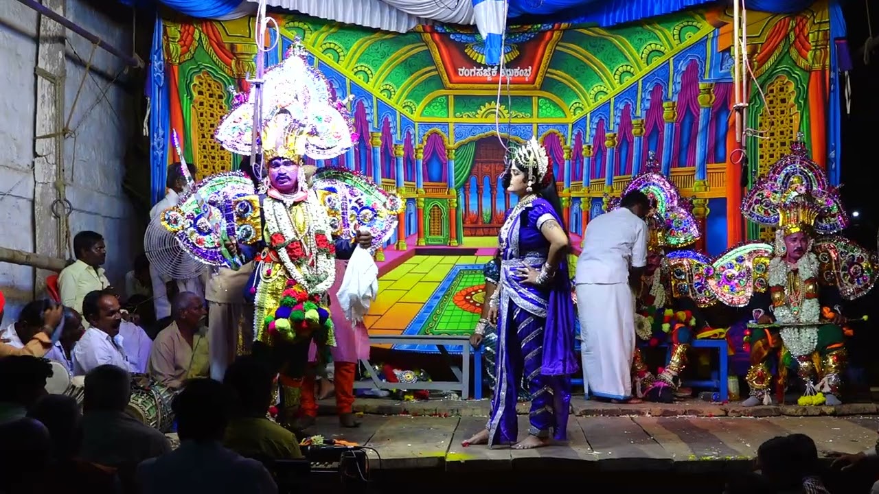 ವೃಷಧ್ವಜಾ  (ಕಿಶೋರ್)‌ ವೈಟ್‌ಸುಮಾ ಪ್ರಮೀಳಾ ದರ್ಬಾರ್‌ ಕಲ್ಲುಕಂಬ #nataka