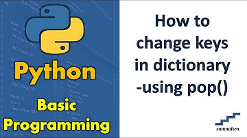 How to change keys in dictionary-using pop()