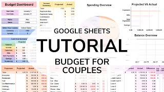 Complete Tutorial for the Ultimate Budget for Couples Spreadsheet for Google Sheets Profile
