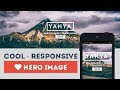 Cool And Responsive Hero Image Using Only HTML & CSS