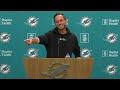 Coach Mike McDaniel meets with the media | Miami Dolphins