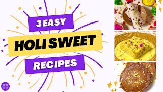 Holi Sweet Recipes | Holi Thandai Recipe | Holi Special Malpua Recipe | Holi Special Dessert Recipe