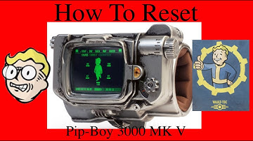 How To RESET Pip-Boy 3000 Mk V Fix Glitch Return to Factory Setting