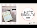 August Budget Results | August 2022 Budget | Sara Marie Stickers | EC Monthly Planner | Budget