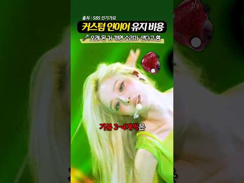 명품백 가격인 ‘커스텀 인이어’ 여러 개 맞추는 이유
