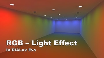 2 Ways to create RGB Effect in DIALux Evo
