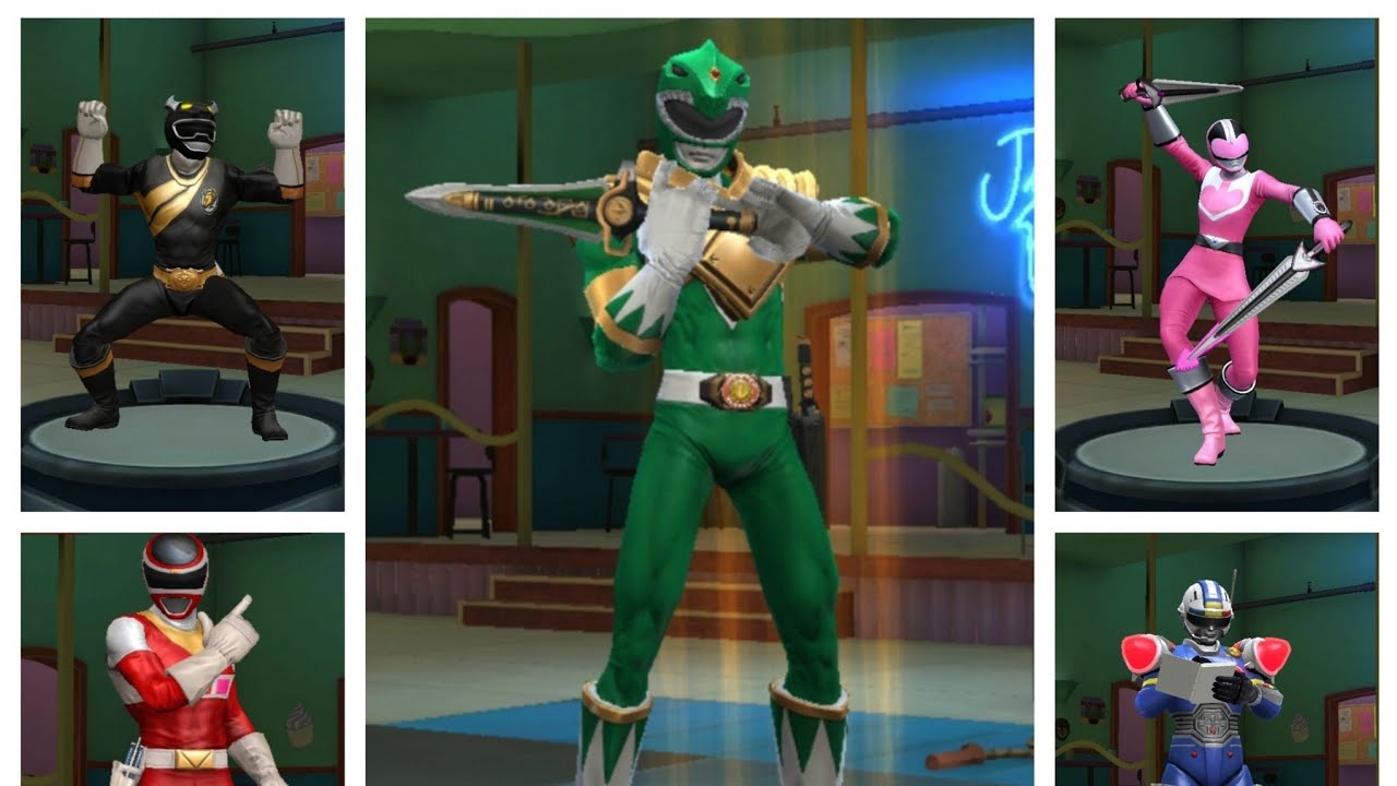 Playing With 5 Different Rare Rangers In Power Rangers Legacy War ...