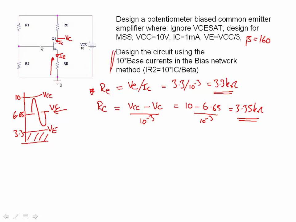 biasing using the potentiometer method YouTube