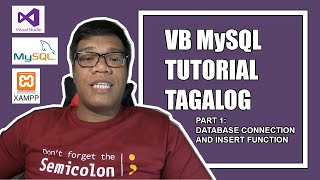 VB MySQL Tutorial Tagalog (Database Connection and Insert Function) screenshot 4