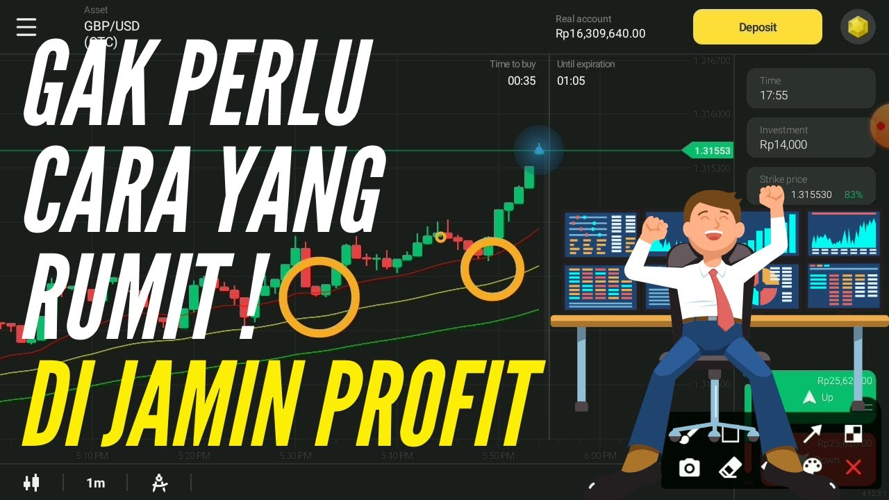 BELAJAR TRADING BINOMO GAMPANG BANGET IKUTI RULES AUTO PROFIT