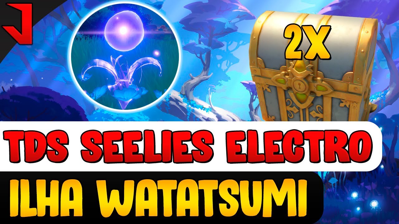 LOCALIZAÇÃO DE TODOS OS SEELIES ELECTROS DA ILHA WATATSUMI GENSHIN