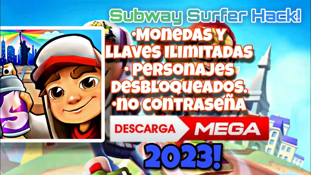 Subway Surfer Hack 2023! con todas las skins! videogames YouTube