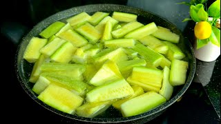 A one-minute recipe for delicious zucchini! During the season I cook every day!
