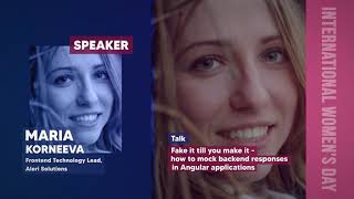 Maria Korneeva - Fake it till you make it - how to mock backend responses in Angular applications Profile