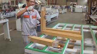 Wood Window Production Process In China