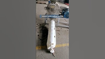 milling machine dry cassava leaves milling