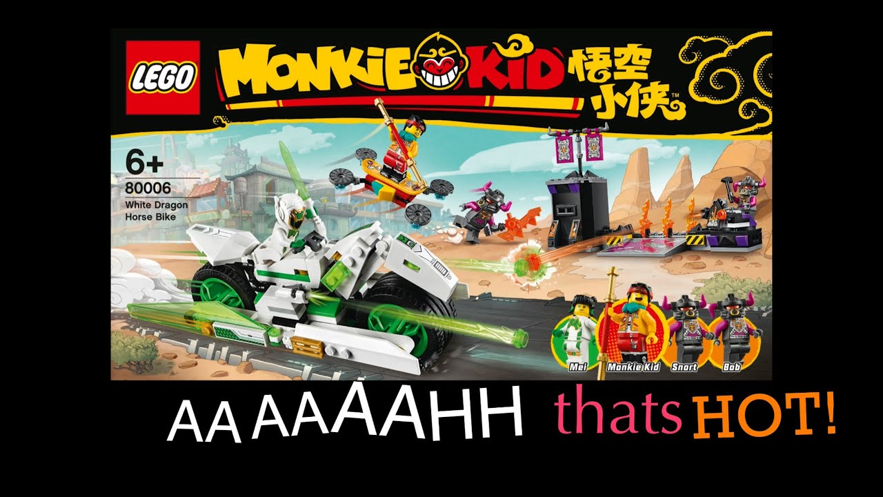 LEGO Monkie Kid | White Dragon Horse Bike 80006 Set Thoughts