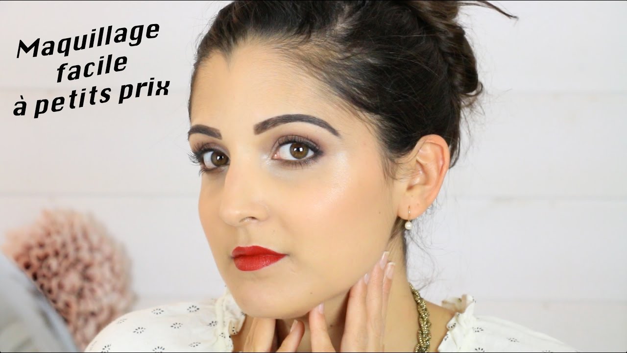 Tutoriel maquillage facile à petits prix
