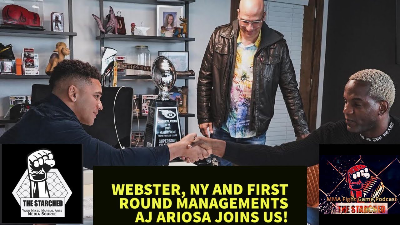 Shoot your shot! We sit down with Webster, NYs own and First Round Management MMA Agent AJ Ariosa!