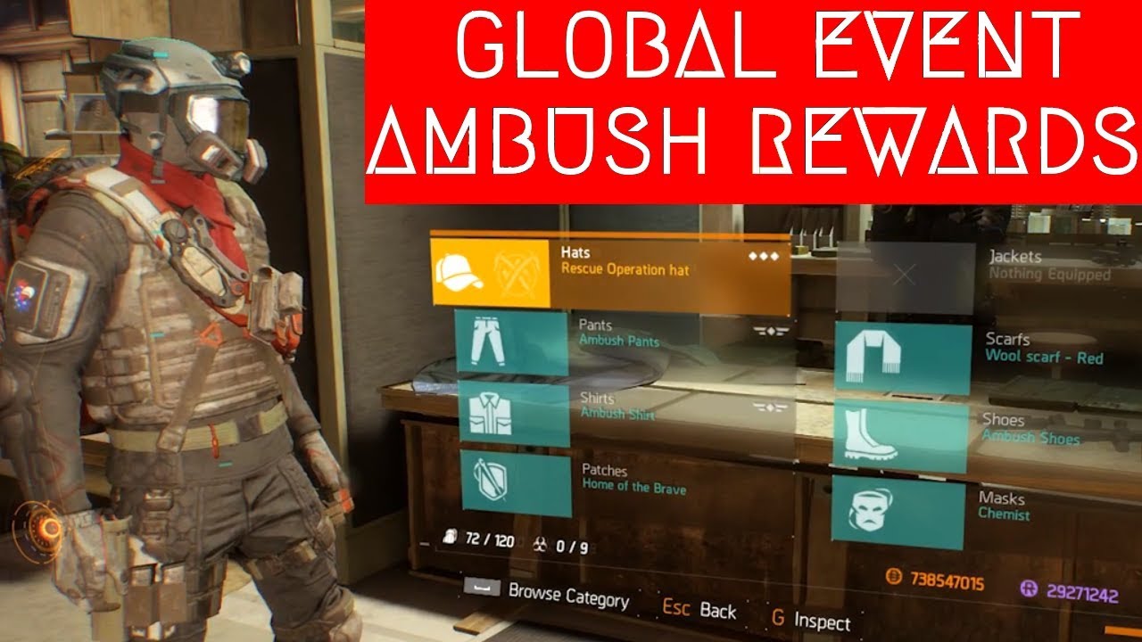 The Division | Global Event Ambush Rewards - YouTube