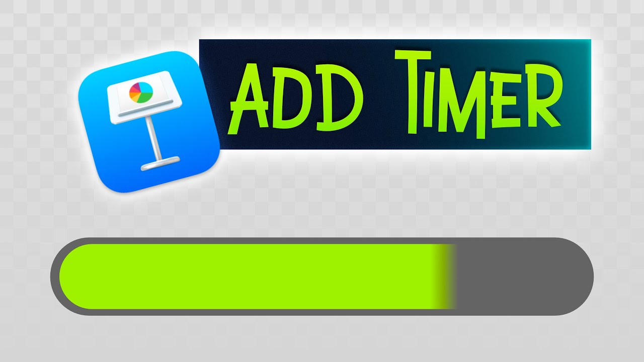 How to make a Timer in Apple Keynote on Mac - YouTube