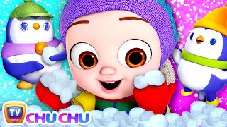 snow song winter songs for children chuchu tv baby nursery rhymes kids songs