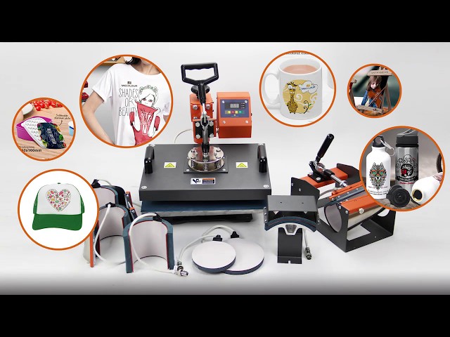 How to use Mecolour 8 in 1 Multifunctional Heat Press Machine? 