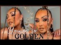 Gold Glitter Graphic Liner | Chit chat GRWM 🤎