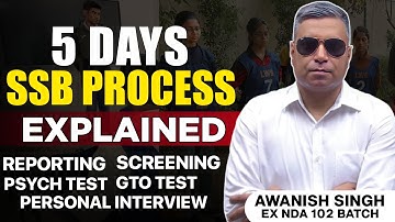 5 Days SSB Interview Process 2023 Explained In Detail - Screening, Psychology, Interview, GTO | LWS