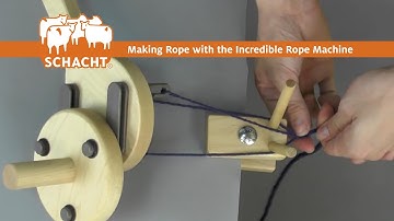 Making Rope with the Incredible Rope Machine
